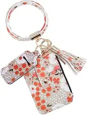 [Generic] Floral Credit Card Wallet, Credit Card Holder Slim Wallet, Multipurpose Travel Cute Thin Card Case, Portable Cute Small Card Wallet, Credit Card Holder Slim Wallet for Keys, Cards
