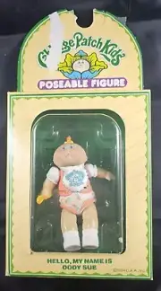 VTG! 1984 Cabbage Patch Kids 1st Edition 4" Tall Poseable Figure in Package