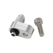 Aeroflow -4AN Water Cross-Over Adapter Silver for Holden Ls Series