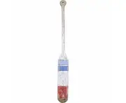 Lavida Oar Rustic SML Home/Office Beachside Ornament Decor 70x7cm WHT/RED