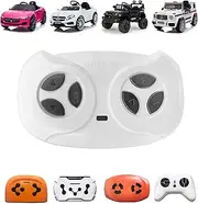 Adaptable JR1810 JR1738 JR1858 JR1758 JR1958 JR1922 JR-RX 2.4G Bluetooth Power Wheel Remote Control, Kids Ride On Car Wireless Handle Transmitter Replacement Parts