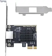 5Gbps PCI E to RJ45 Card, RTL8126 Chip Gigabit Ethernet PCI Express Card, RJ45 Port PCIe Ethernet Network Adapter for Win 7 8 10 11