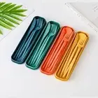Eco-Friendly Tableware travel set Wheat straw Chopsticks Set Travel
