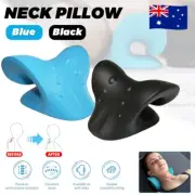 Neck Traction Pillow Neck Stretcher Cervical Pain Relief Original Cloud Shape OZ