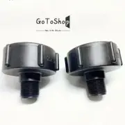 2 PACK 275 330 IBC Tote Tank Drain Adapter 2" Coarse Thread x Garden Hose