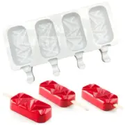 DIY 4 Cell Silicone Ice Cream Mold Ice Cube Tray Maker Dessert Pastry mold