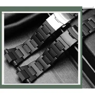 G-shock GW-A1100FC GW-A1000 手錶錶帶配件替換 PVC 塑鋼錶帶輕量 B