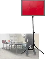 Portable Table Tennis Rebound Board, Ping Pong Exerciser Tripod,Self Training Accessory Tool for Home Schools Clubs