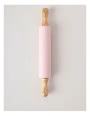 [The Cooks Collective] Cloudy Silicone Rolling Pin 30cm - Pink