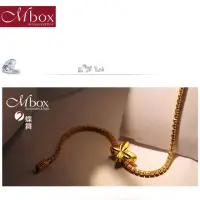 在飛比找momo購物網優惠-【Mbox】手鍊 蝶舞金色 鑲嵌85顆鋯鑽/925銀鍍18K
