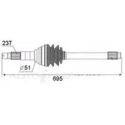 Protex CV Joint Outer - PCV824