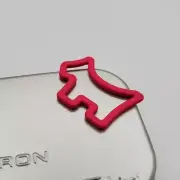SCOTTY CAMERON PINK RUBBERIZED SCOTTY DOG BALL MARKER COIN