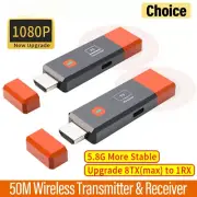 Wireless HDMI Video Transmitter and Receiver ExtenderKit TV Stick Dongle Adapter