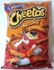 NEW FRITO LAY CHEETOS MADE WITH REAL CHEESE CRUNCHY CHIPS