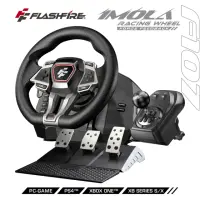 在飛比找momo購物網優惠-【FlashFire】Imola 莫拉車神力回饋方向盤(力回