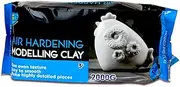 Air Dry Clay,Modelling Clay White 2KG,Sculpting,Moulding,Preshool Toys,Pretend Play,School Craft Supplies