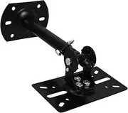 TIDTALEO Speaker Stand Speakers Adjustable Speaker Mount Holder Ceiling Speaker Hanger Speaker Wall Mount Bracket Adjustable Speaker Mount Bracket Ceiling Speaker Bracket Holder Iron Black