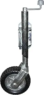 Superior 8" Jockey Wheel Vertical Locking Pin Swivel Bracket 500kg Static