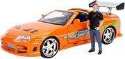 Jada Toys Fast and Furious Series 1/24 F&F Toyota Supra Orange Brine Anne Building Kit JADA30699