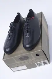 Vintage Style Black Cycling Shoes by Hasus Velorution - 39 (BL62)