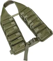 Milisten Beer Belt Holder Beer Vest for Outdoor Activities Comfortable Beverage Can Waist Holder with Multiple Pockets for Camping Hiking and Travel