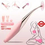 Vibrator G-Spot Wand Dildo Clitoral Stimulator Clit Massager USB Female Sex Toys