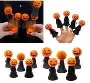 1pcs Funny Halloween Pumpkins Jumping Finger Kids Toy Bouncing Puppet（Random）
