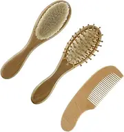 BUTIFULSIC 1 Set Hair Brush Newborn Hair Comb Hair Brush and Comb Comb Newborn Bath Brush Grooming Kit Hair Comb Hair Comb Hairbrush Wool