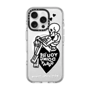 iPhone 16 Pro Clear Case MagSafe Compatible mirror messages-skeleton