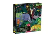 500pc Mudpuppy Kids Glow In Dark Jigsaw Puzzle Game Toy 51x51cm Jungle 8+
