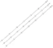 ABAGFKFNV 3 Pieces(2*A1*7LEDs,1*A2*8 LEDs) LED Backlight Bar Compatible with LG 32" 6916L-1204A 1105A 1205A 6916L-1106A 630mm Light bar