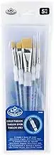 Royal & Langnickel Soft Grip Paint Brushes (5 Piece Brush Set)