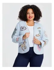 [Taking Shape] Cotton Western Icon Jacket in Pale Blue