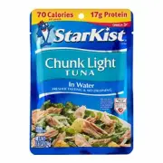 StarKist Chunk Light Tuna in Water - 2.6 oz Pouch