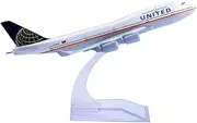 Bswath Model Airplane 1:400 Scale Model Plane Metal Plane Die-cast Alloy Airplanes for Gift and Collection (United 787)