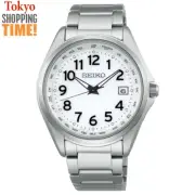 Seiko Selection SBTM327 Titanium Radio Solar Analog Men`s Watch Brand New Japan