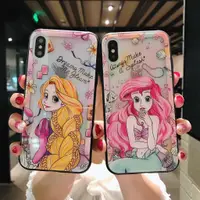 在飛比找蝦皮購物優惠-新品IphoneX小美人魚 I8長髮公主 Iphone6鋼化