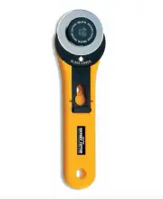 OLFA Rotary Cutter RTY-2/G - For LH & RH Users - Quilting & Sewing Fabric Cutter