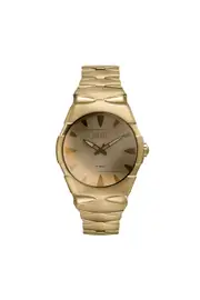 [Diesel] Diesel - D-Sruptor Stainless Steel Watch - Timeframes - Man - Gold UNI Gold