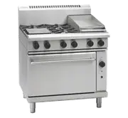 Waldorf 800 Series RNL8613GC - 900mm Gas Range Convection Oven Low Back Version