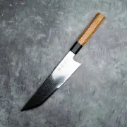 Noseto Nato Gyutu Sakimaru Knife 210mm 67 Layers Damascus with Olive wood