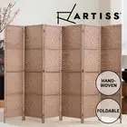 Artiss 6 Panel Room Divider Screen Partition Privacy Fold Stand Woven Natural