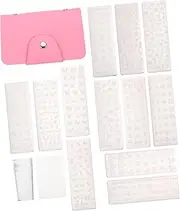 1 Set Nail Art Stamping Plates Set Unique Manicure Stencils Templates for Creative Nail Designs Easy to Use for Home Salon for Women