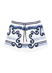 Dolce & Gabbana Kids Printed Shell Swim Shorts (3-6 Years) - Blue - 06YR (6 Years) 06YR (6 years)
