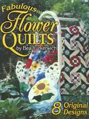 NEW CHITRA FABULOUS FLOWER QUILTS 8 DESIGNS OOP 2004