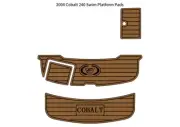 2004 Cobalt 240 Swim Platform Step Pad Boat EVA Foam Faux Teak Deck Floor Mat