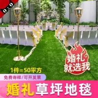 在飛比找樂天市場購物網優惠-婚慶地墊草坪婚禮地毯戶外人造舞臺禮堂綠色仿真草人工布置假草皮