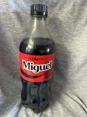 Share a Coke with Miguel 2025 Personalized Gift Coca~Cola Bottle 20oz Zero