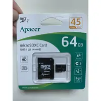 在飛比找蝦皮購物優惠-Apacer 宇瞻 64GB MicroSDHC TF UH