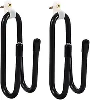 QUMIIRITY 2pcs Adjustable Guitar Hook Hanger Wall Mount Solid Multi Purpose Holder for Home Use Vintage Design with Strong Bearing Capacity and Stable Installation